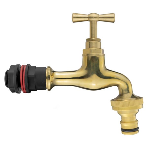 Water butts kit 1/2 inch with polish brass tap & snap on – rainwater harvesting kit uk water butt kits free shipping 7