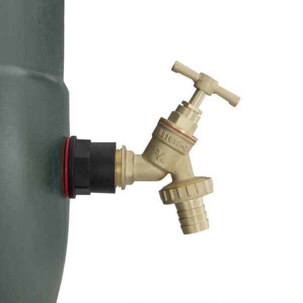 Water butts kit 3/4 inch with brass tap and drill bit – rainwater harvesting kit uk water butt kits free shipping 9