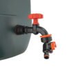 Water butts kit 3/4 inch pp black tap and tap splitter – rainwater harvesting kit uk water butt kits free shipping 39