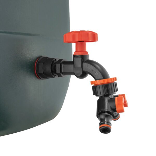 Water butts kit 3/4 inch pp black tap and tap splitter – rainwater harvesting kit uk water butt kits free shipping 9