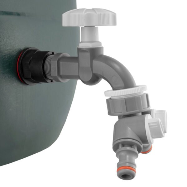 Water Butts Kit 3/4″ PP WL Tap & Tap Splitter and Drill Bit Water Butt Kits Free Shipping 11