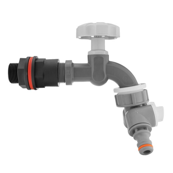 Water Butts Kit 3/4″ PP WL Tap & Tap Splitter and Drill Bit Water Butt Kits Free Shipping 7