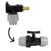 Wall flange kit 20mm mdpe + 1/2 inch barb outlet + in line valve – mdpe pipe wall flange kit uk mdpe wall flange kits free shipping 21
