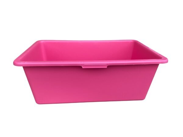 Pink Dog Bath with Drain Valve (Black) and Stand