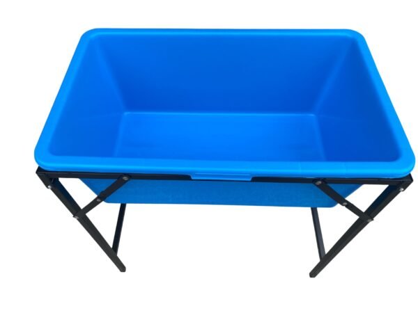 Blue Dog Bath with Drain Valve (Lime) and Stand