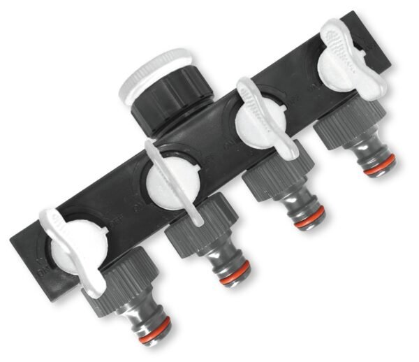 4-Way Splitter with Valves WL Garden Hose Connection Set Free Shipping 11