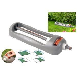 Compact Oscillating Sprinkler White Line Home & Garden Free Shipping