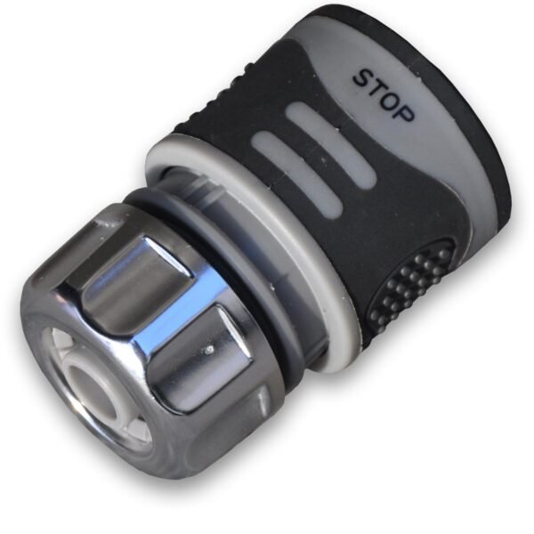 Female Hose Connector With Stop, 1/2″ or 5/8″ Hose, Grey Home & Garden Free Shipping 5