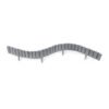 Lawn edging, plastic palisade wood effect, 2. 32m, black – plastic lawn edging border uk