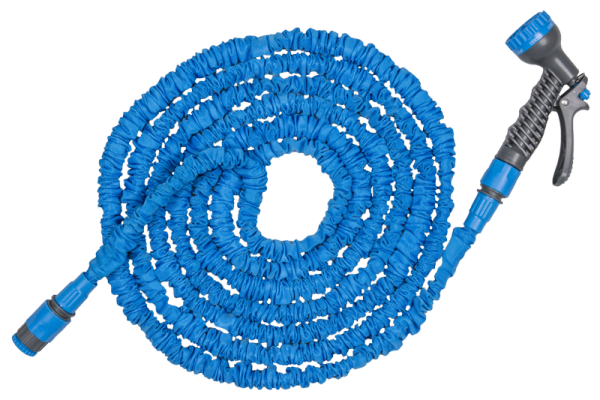 Expanding trick hose 5m – 15m blue – lightweight expandable no-kink garden hose uk garden hose pipe free shipping 5