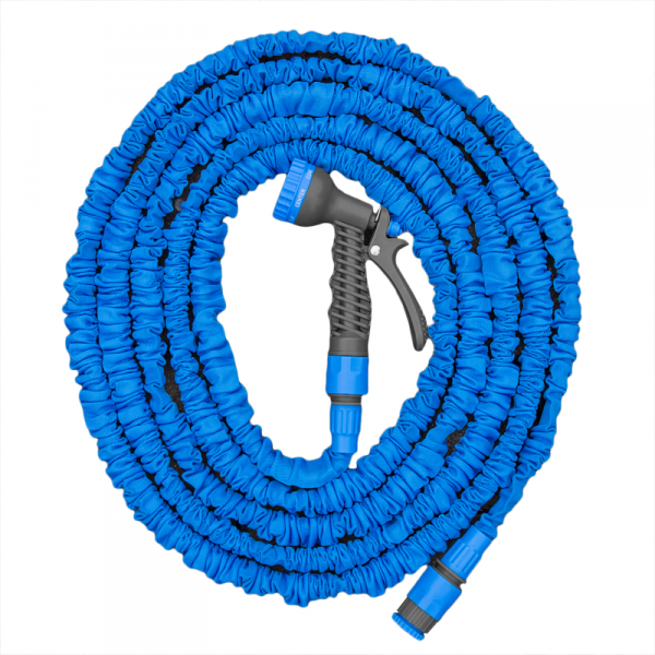 Expanding trick hose 7. 5m – 22m blue – lightweight expandable no-kink garden hose uk garden hose pipe free shipping 7