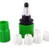 Expanding hose connector green – lightweight expandable no-kink garden hose uk garden hose fittings free shipping 12
