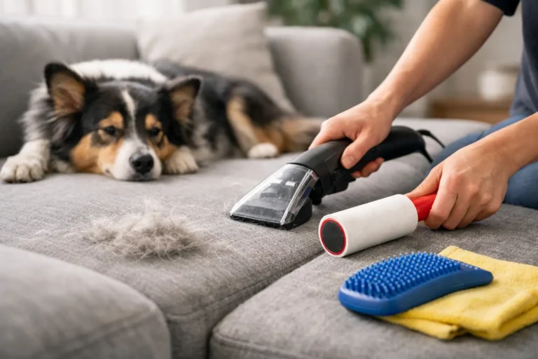 How to remove pet hair without the hassle