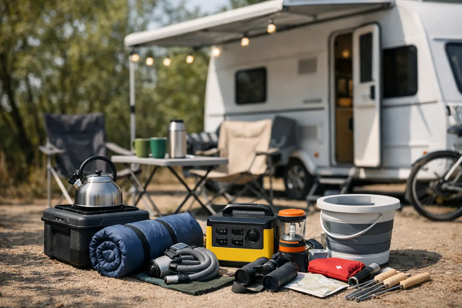 What caravan kit do beginners need?