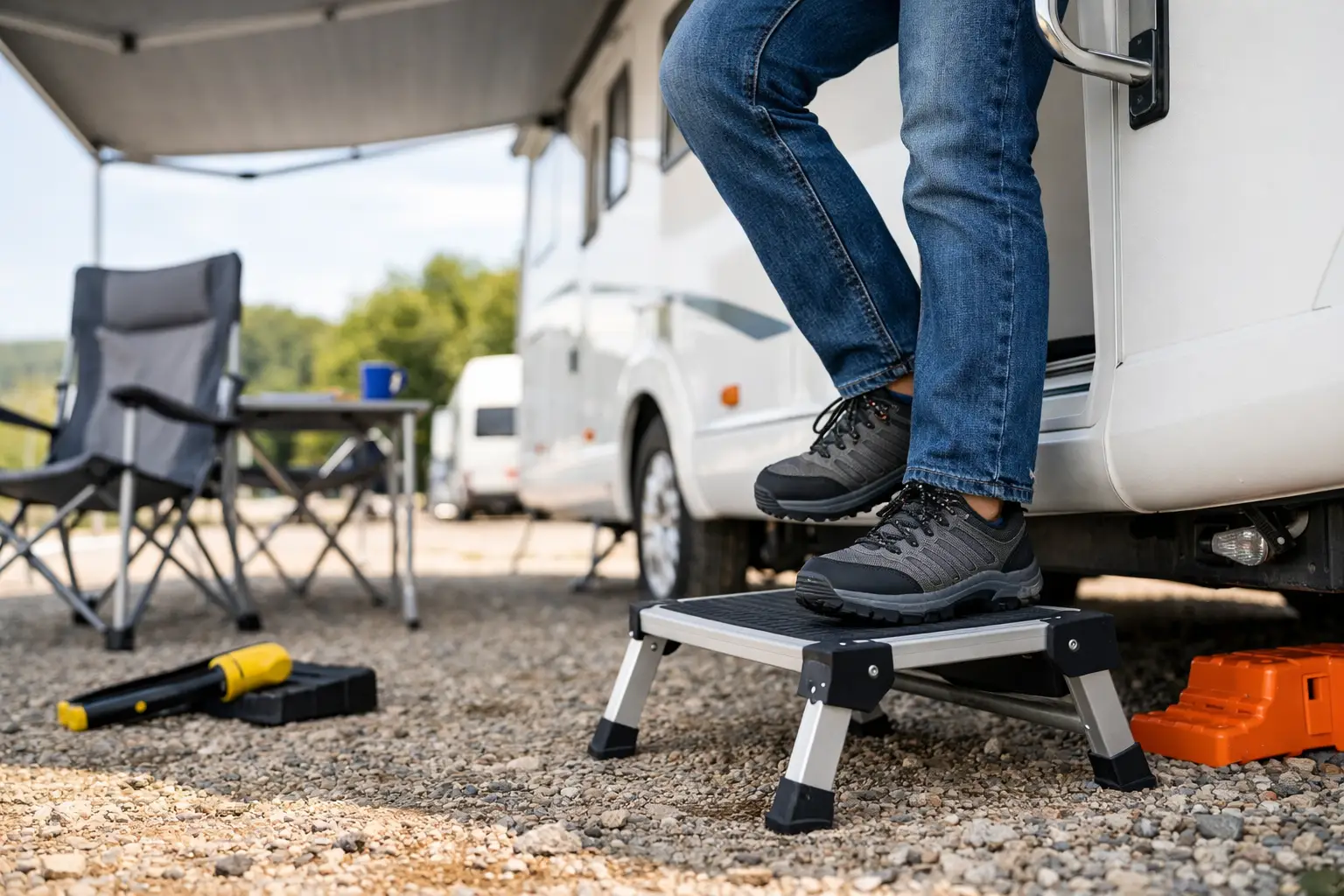 Caravan step safety guide for safer holidays