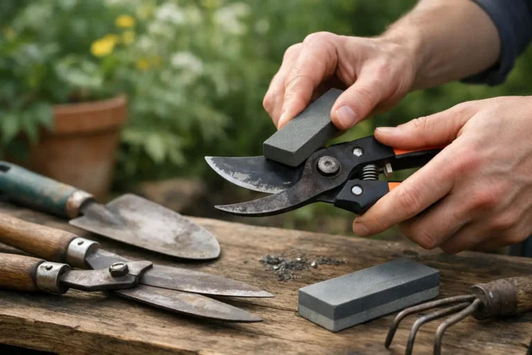 How often sharpen garden tools?