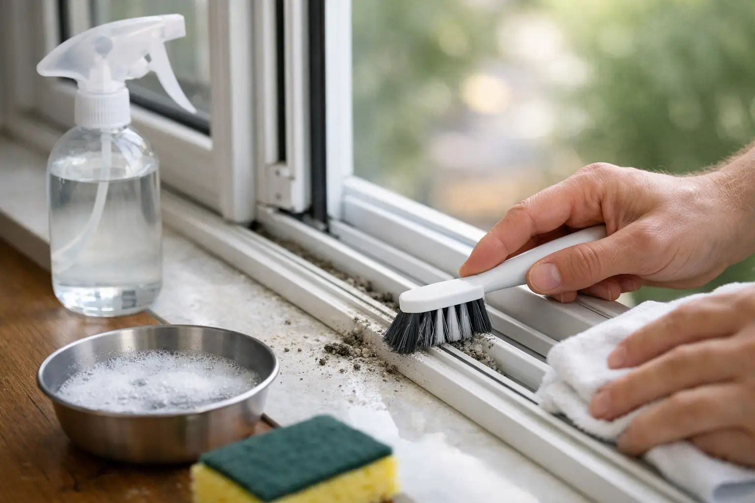 How to clean window tracks without the fuss 1 How to clean window tracks without the fuss