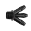 Three way y irrigation 16mm barbed - ¾ inch bspm connector – garden tool & accessory uk