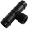 Antelco threaded tee 25 mm line x 3/4 inch bspm – antelco micro irrigation fitting uk