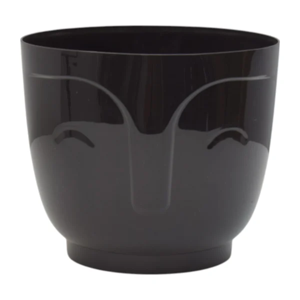 Atena pot without hole 185mm black – home diy accessory uk