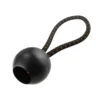 Black 4" bungee ball tarpaulin ties – heavy duty elastic tarp fasteners