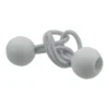 White 4" bungee ball tarpaulin ties – heavy duty elastic tarp fasteners
