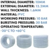 Clear braided pvc pipe 10mm*1. 6mm – clear braided flexible pvc hose uk