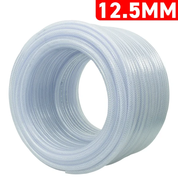 Clear braided pvc pipe 12. 5mm*1. 7mm, 1m – clear braided flexible pvc hose uk