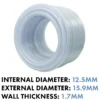 Clear braided pvc pipe 12. 5mm*1. 7mm, 1m – clear braided flexible pvc hose uk