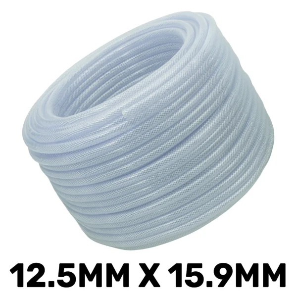 Clear braided pvc pipe 12. 5mm*1. 7mm, 1m – clear braided flexible pvc hose uk