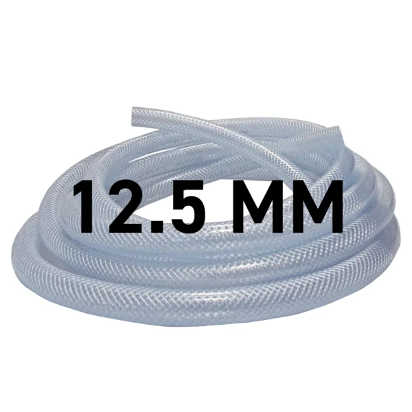 Clear braided pvc pipe 12. 5mm*1. 7mm, 1m – clear braided flexible pvc hose uk