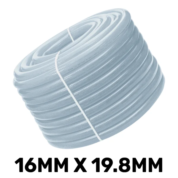Clear braided pvc pipe 16mm×1. 9mm – clear braided flexible pvc hose uk