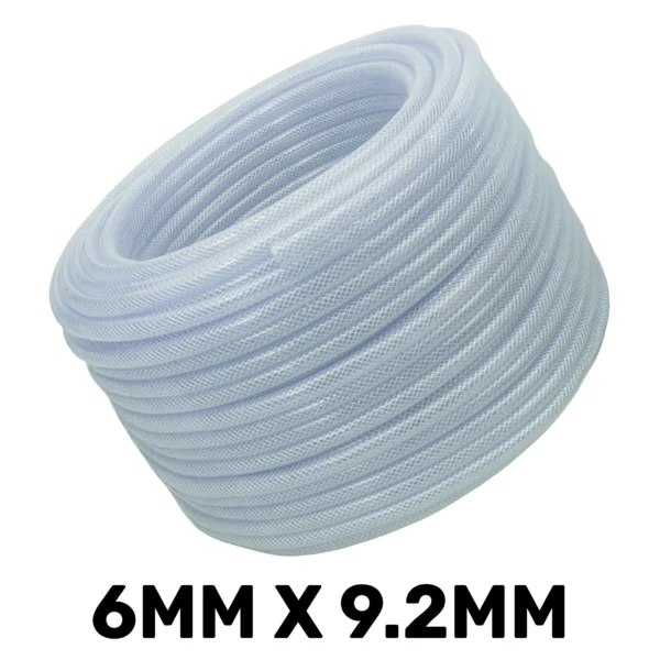 Clear braided pvc pipe 6mm×1. 6mm – clear braided flexible pvc hose uk