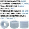 Clear braided pvc pipe 8mm*1. 6mm – clear braided flexible pvc hose uk