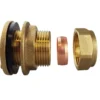 Brass compression straight tank adaptor 15mm – solid brass compression fitting uk