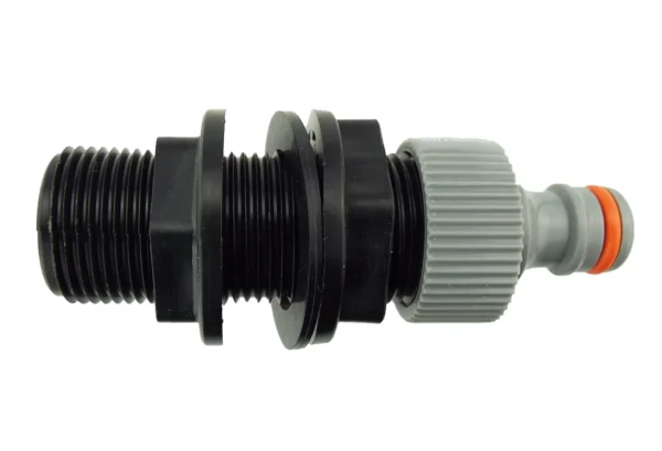 Water butt kit 1 inch bspm with female tap connector – rainwater harvesting kit uk