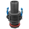 Camlock male - water butt connector with hose tail – heavy duty pipe & hose fitting uk