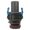Camlock male - water butt connector with hose tail – heavy duty pipe & hose fitting uk