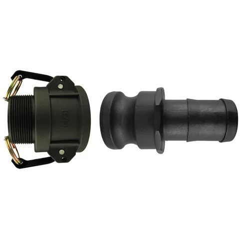 Camlock type b + e – heavy duty pipe & hose fitting uk