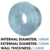 Clear pvc pipe 10mm×13mm, 1m – clear flexible pvc water pipe uk
