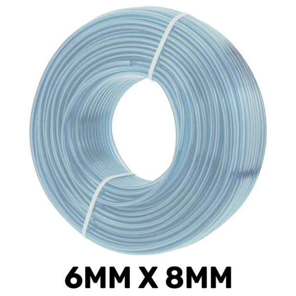 Clear pvc pipe 6mm×8mm, 1m – clear flexible pvc water pipe uk