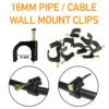 Clips for 16mm irrigation pipe, pack of 25 – micro irrigation mainline pipe uk