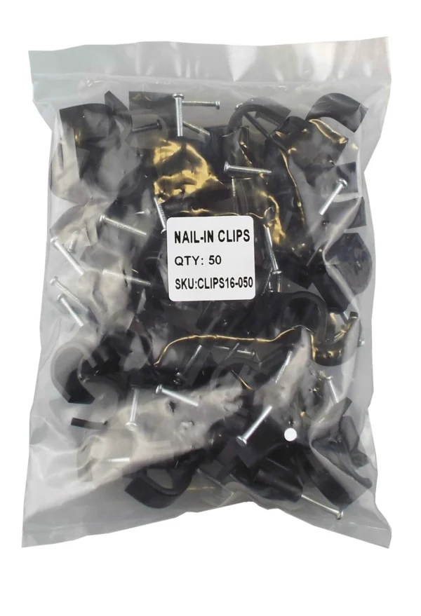 Clips for 16mm irrigation pipe, pack of 25 – micro irrigation mainline pipe uk