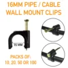 Clips for 16mm irrigation pipe, pack of 25 – micro irrigation mainline pipe uk