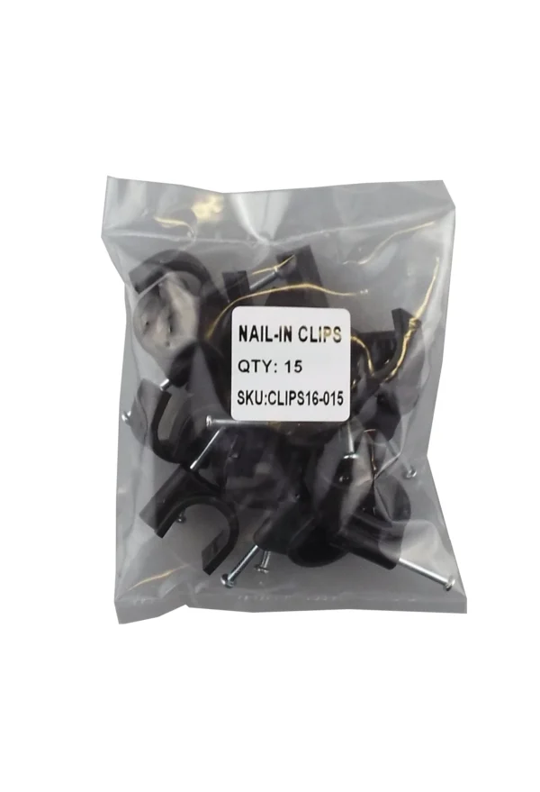 Clips for 16mm irrigation pipe, pack of 25 – micro irrigation mainline pipe uk