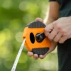 30m fibreglass coiled tape measure 13mm wide black/orange – home diy accessory uk