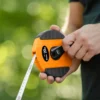 30m fibreglass coiled tape measure 13mm wide black/orange – home diy accessory uk