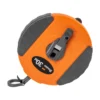 30m fibreglass coiled tape measure 13mm wide black/orange – home diy accessory uk