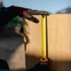 8m snap tape measure 25mm wide with belt clip – home diy accessory uk