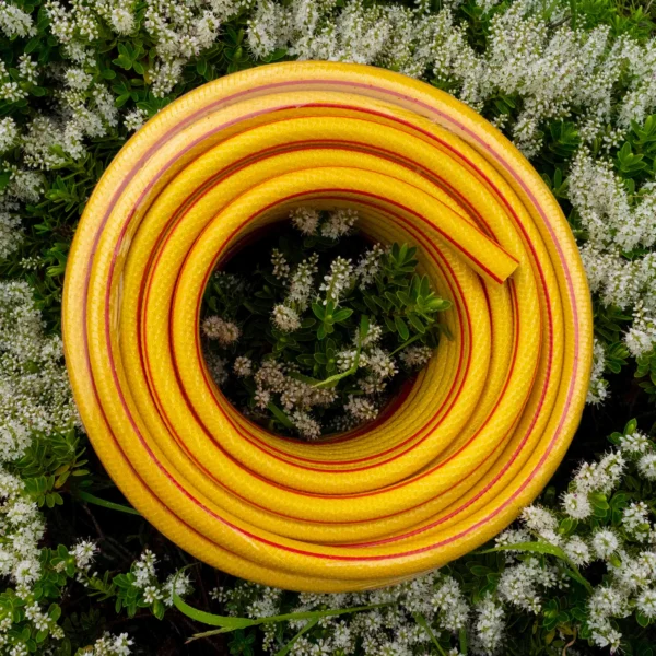 Premium garden hose 6-layer 1/2 inch pipe yellow 50m – kink-free heavy duty garden hose pipe uk